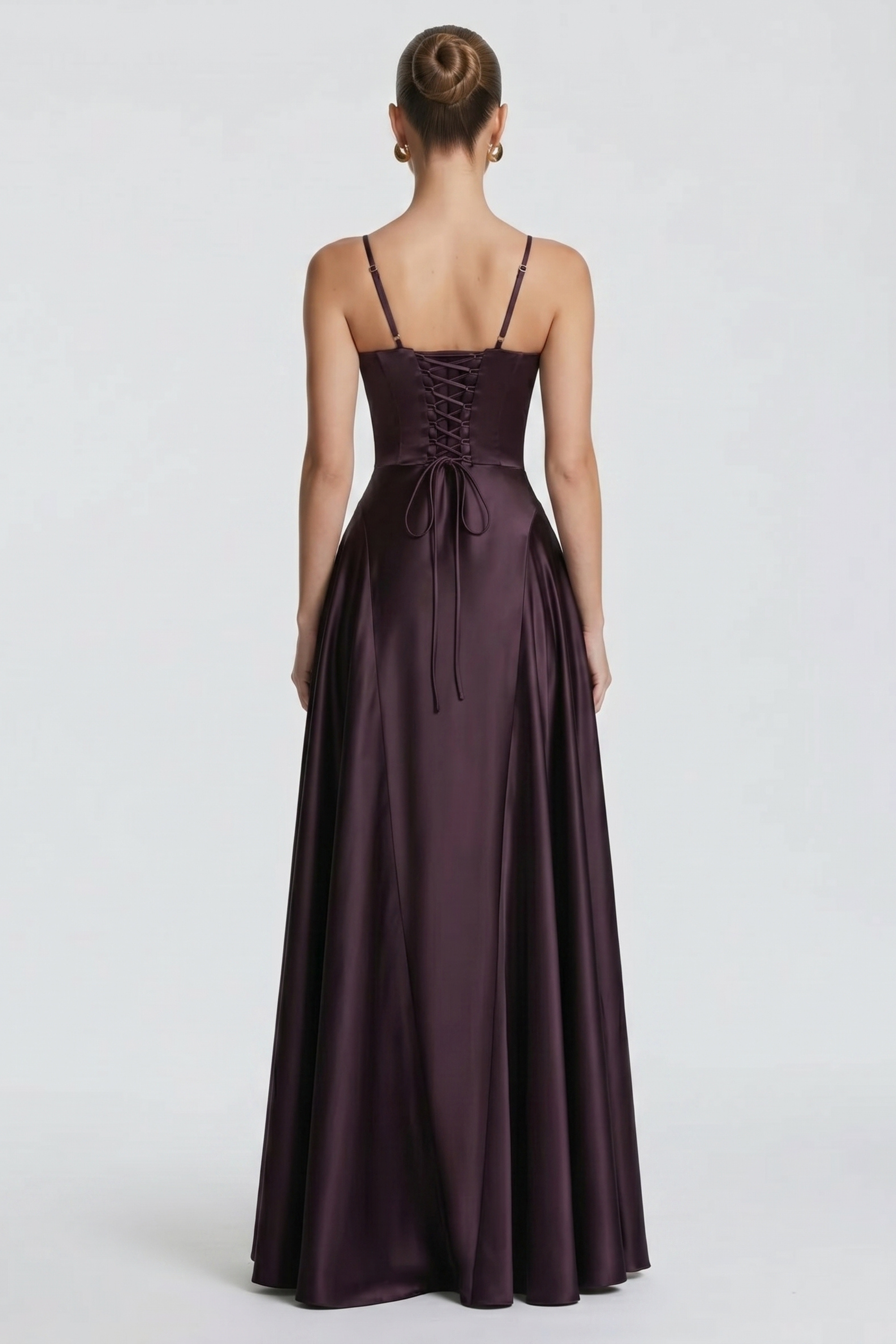 Diana Satin Bustier Maxi Dress