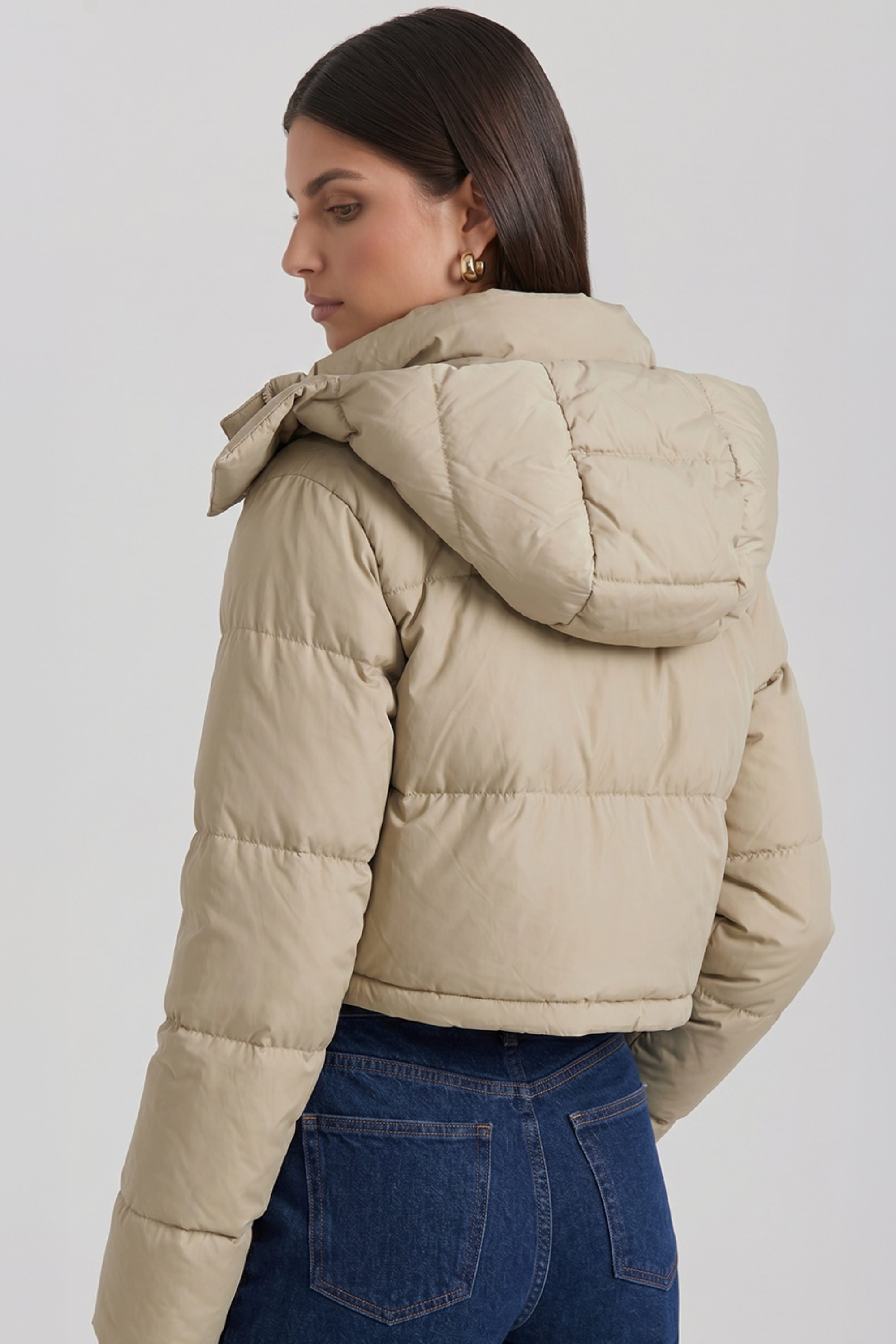 Cropped Puffer Jacket