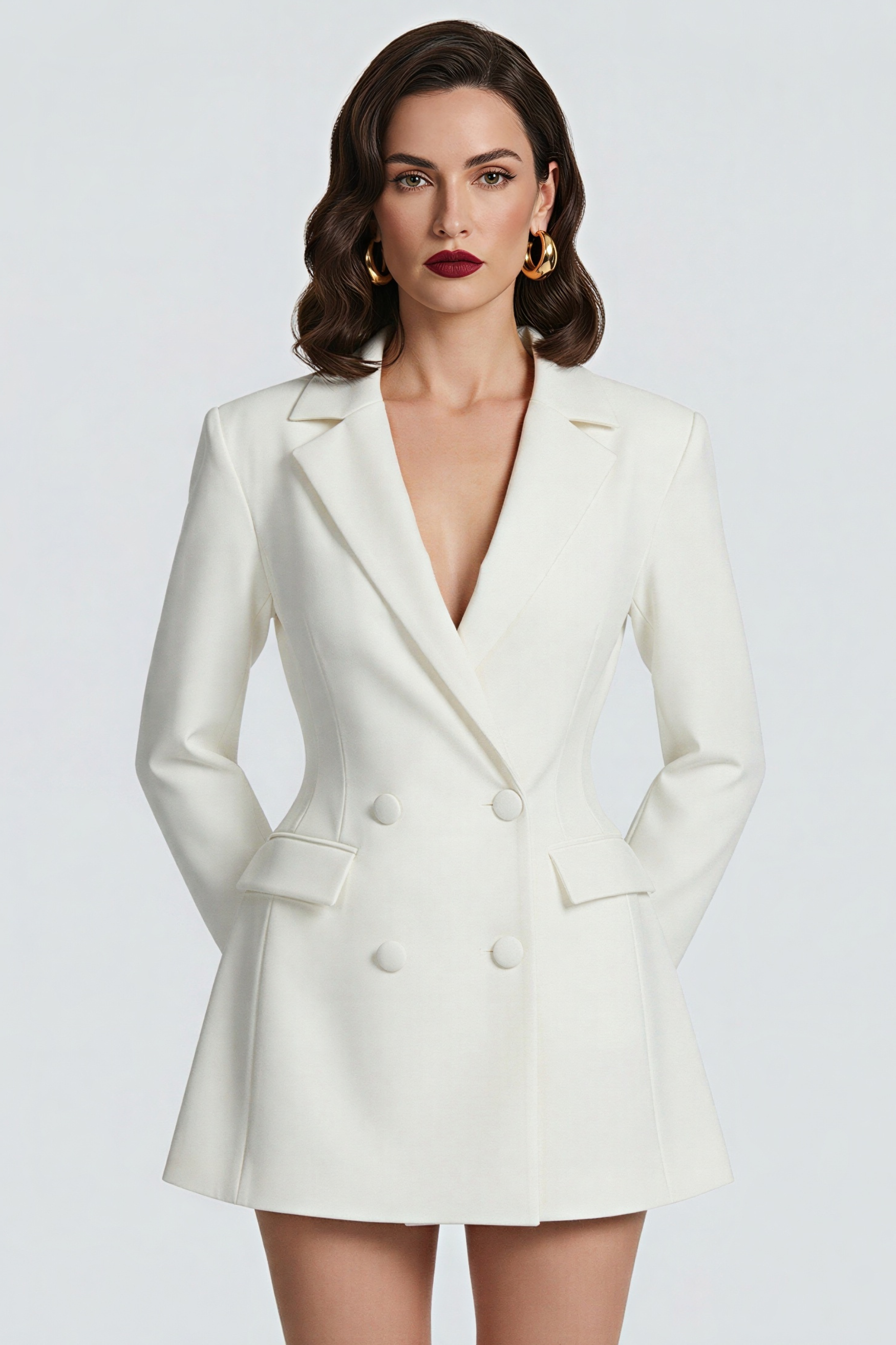Amalia Blazer Bustier Mini Dress