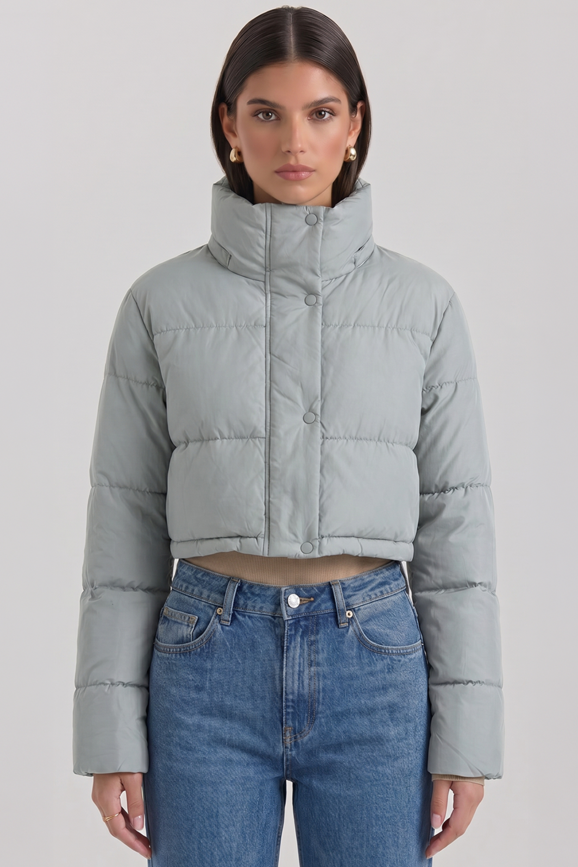 Cropped Puffer Jacket