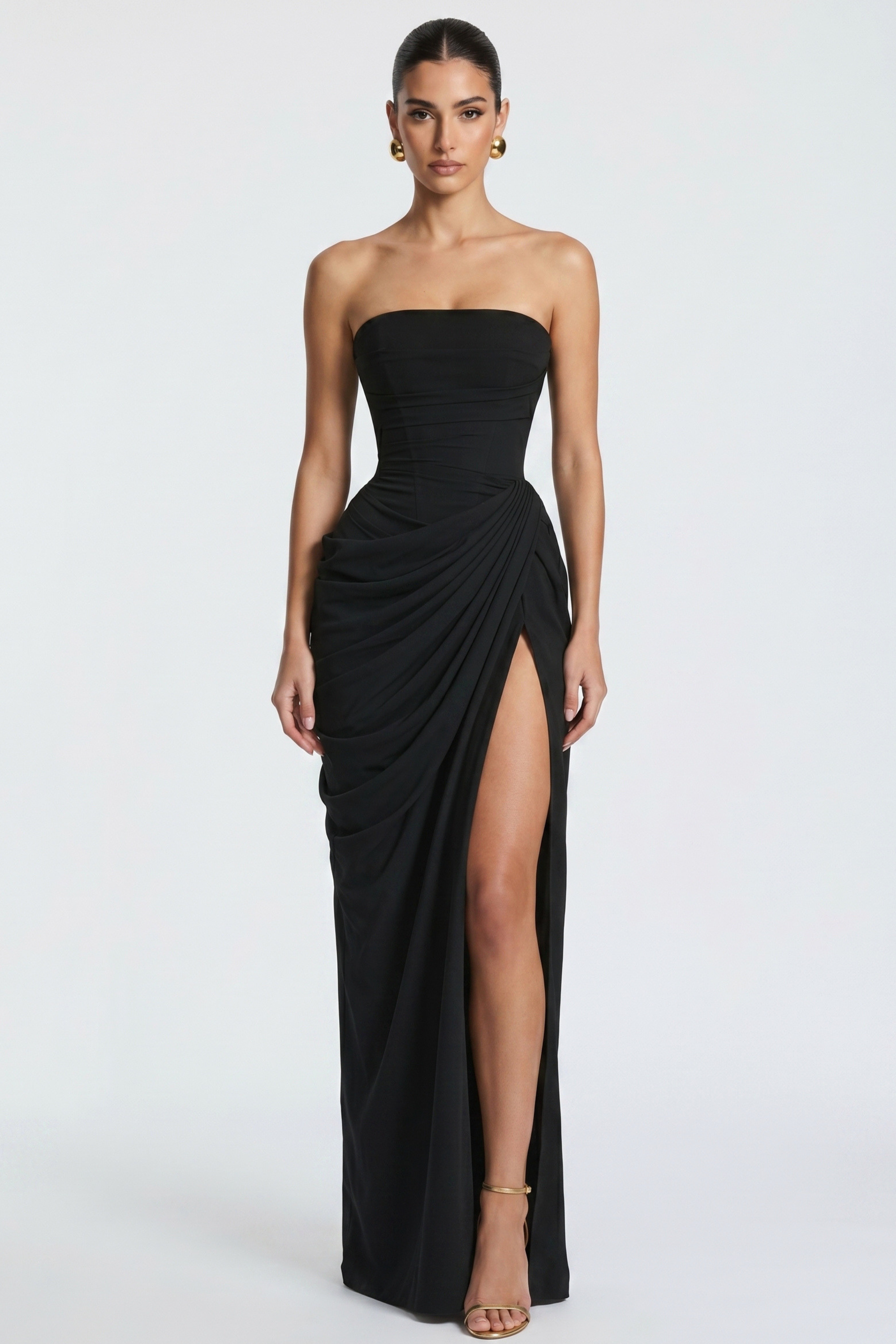 Helena Bustier Maxi Dress