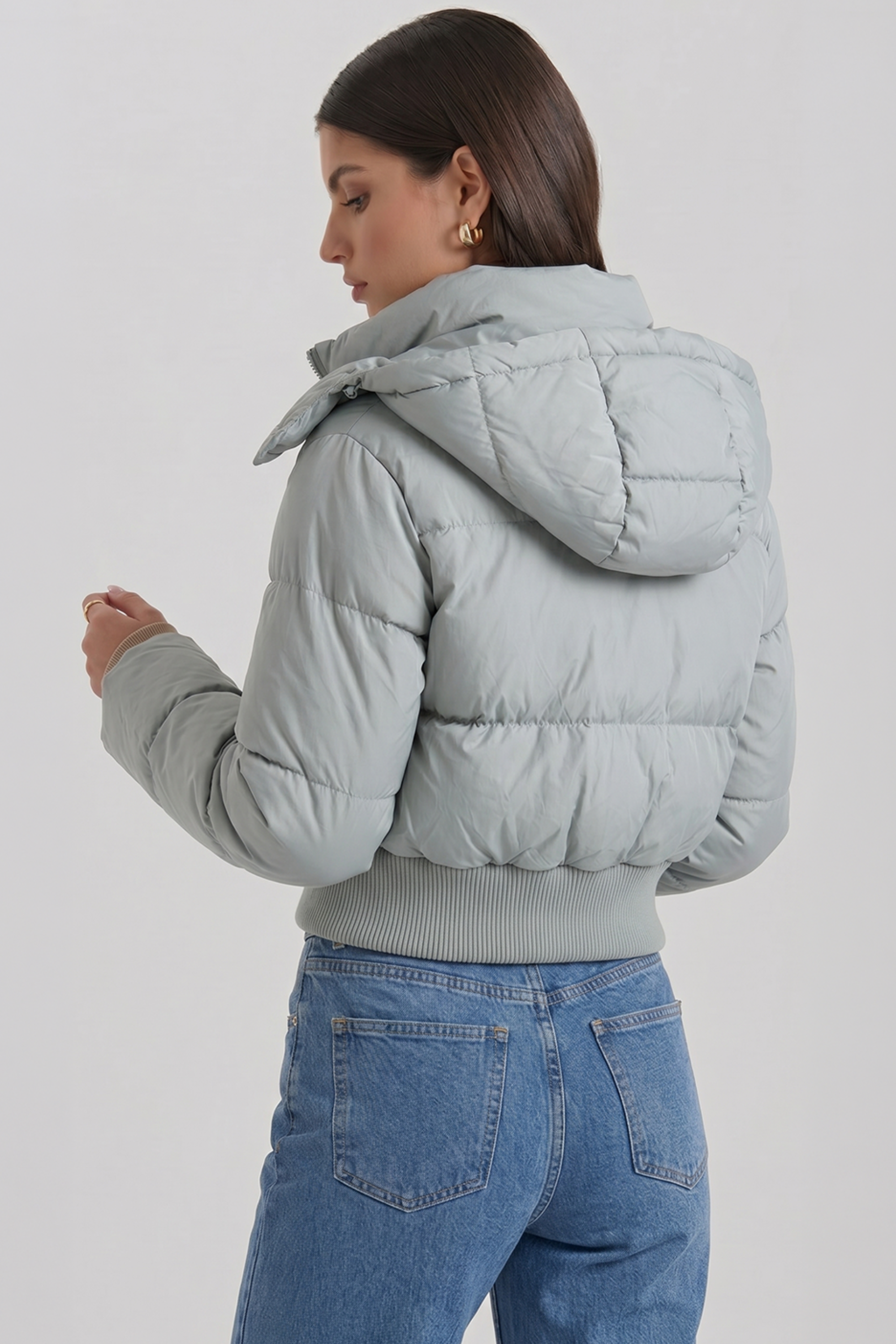 Cropped Puffer Jacket