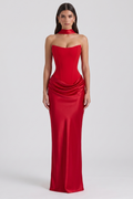 Amy Bustier Maxi Dress