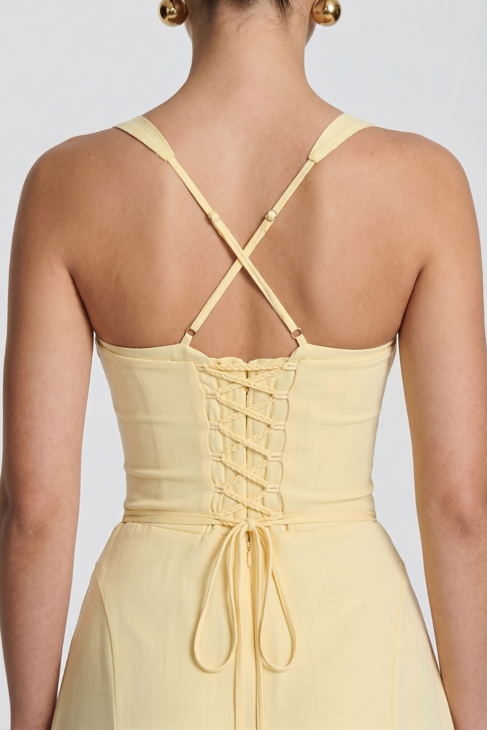 Lorena Bustier Maxi Dress