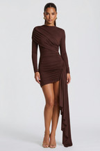 Livia Long-Sleeve Mini Dress