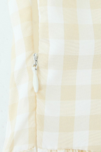 Checked Bustier Dress