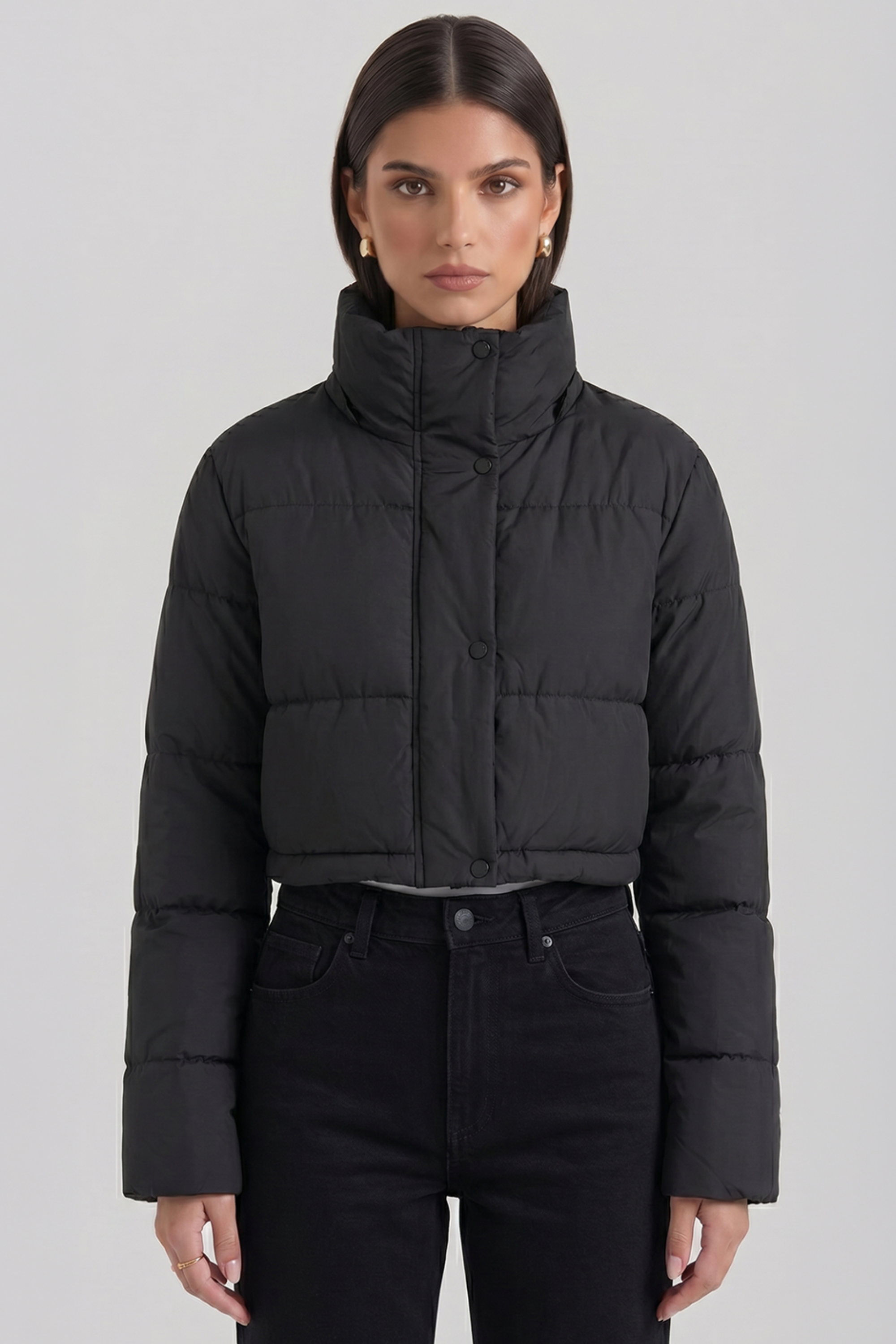 Cropped Puffer Jacket