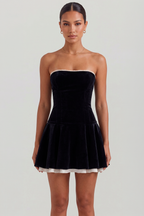 Arielle Velvet Bustier Dress