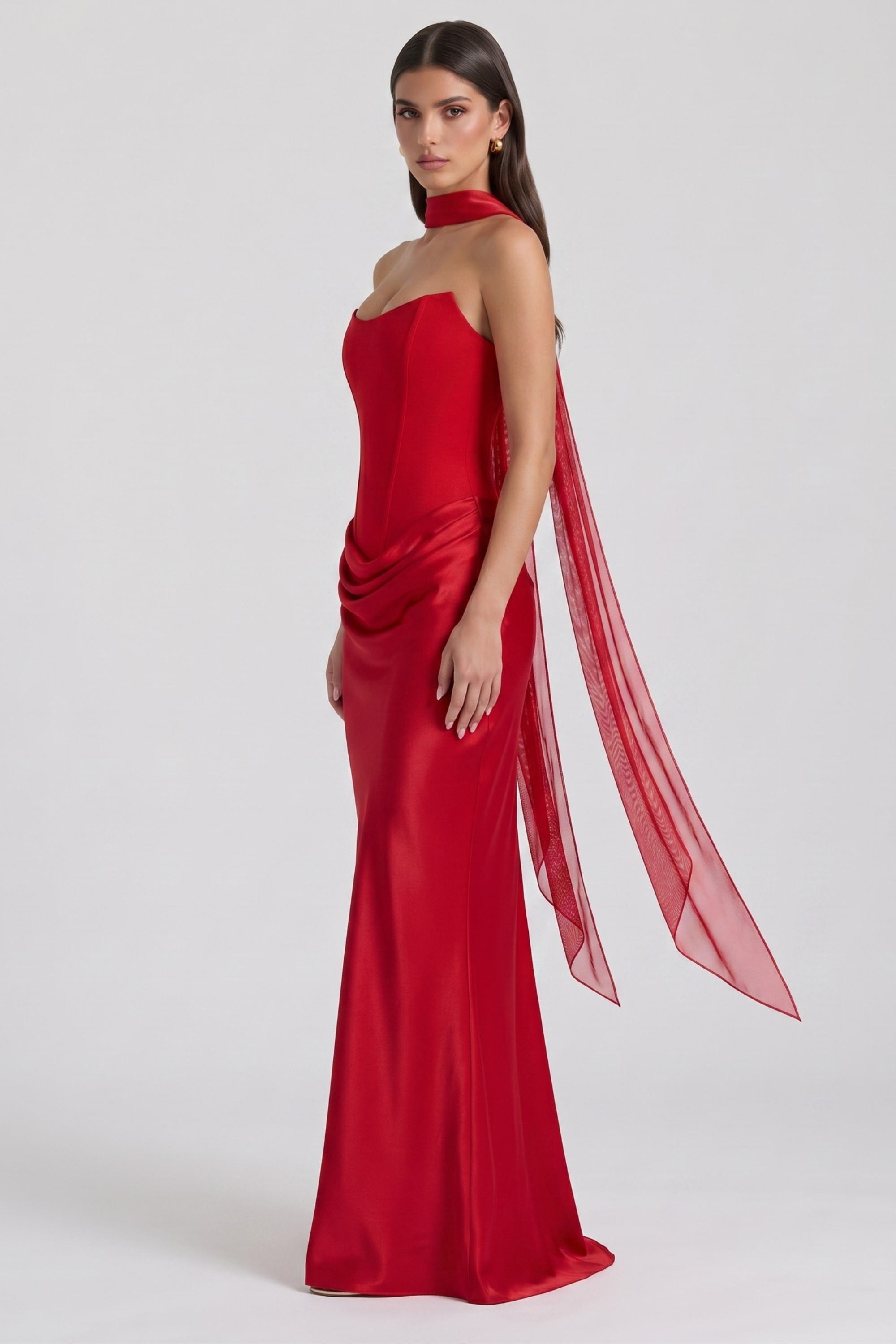 Amy Bustier Maxi Dress