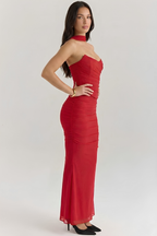Flora Bustier Set with Scarf