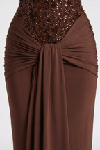 Gladys Bustier Maxi Dress
