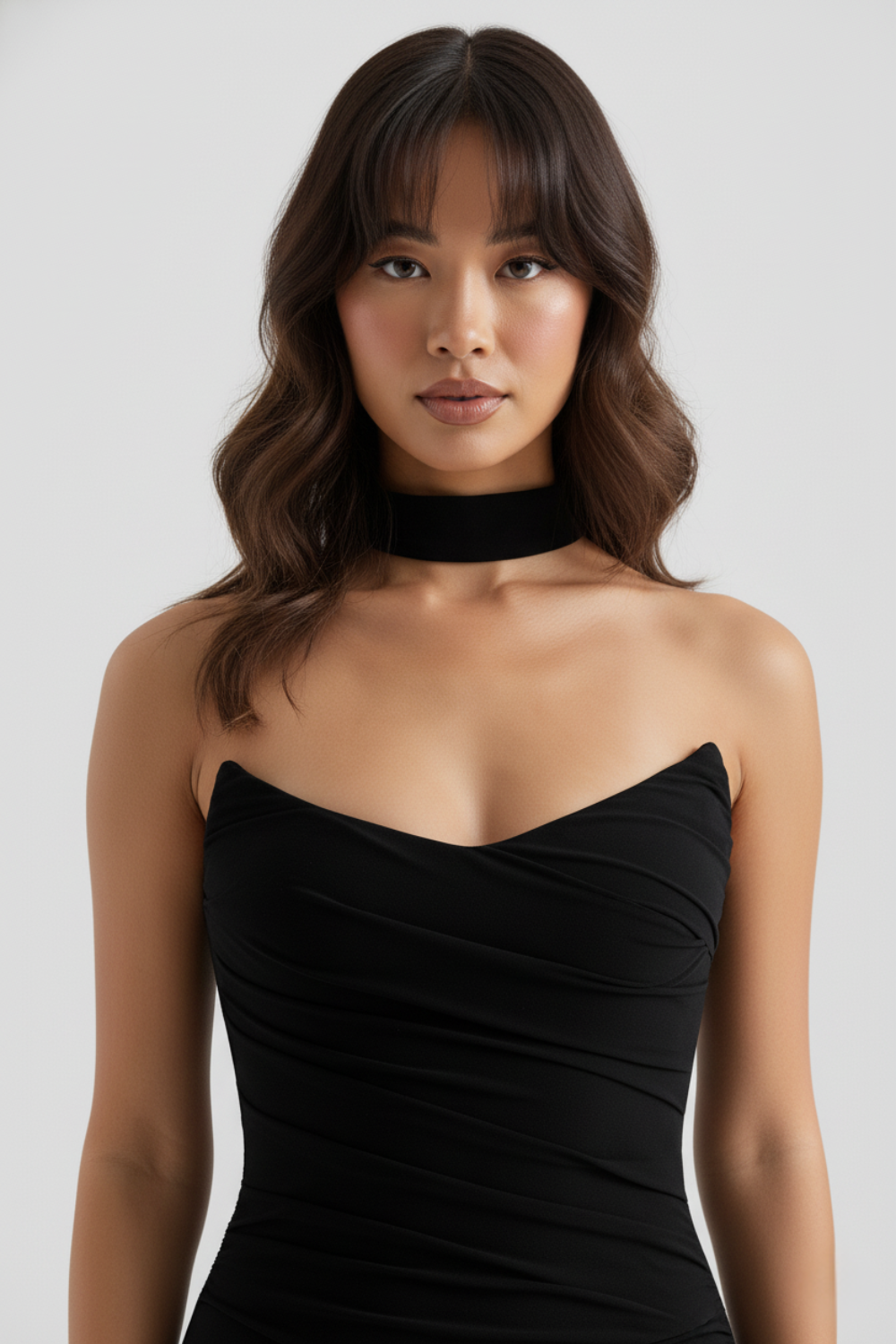 Flora Bustier Set with Scarf