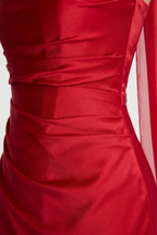 Analice Bustier Dress with Scarf