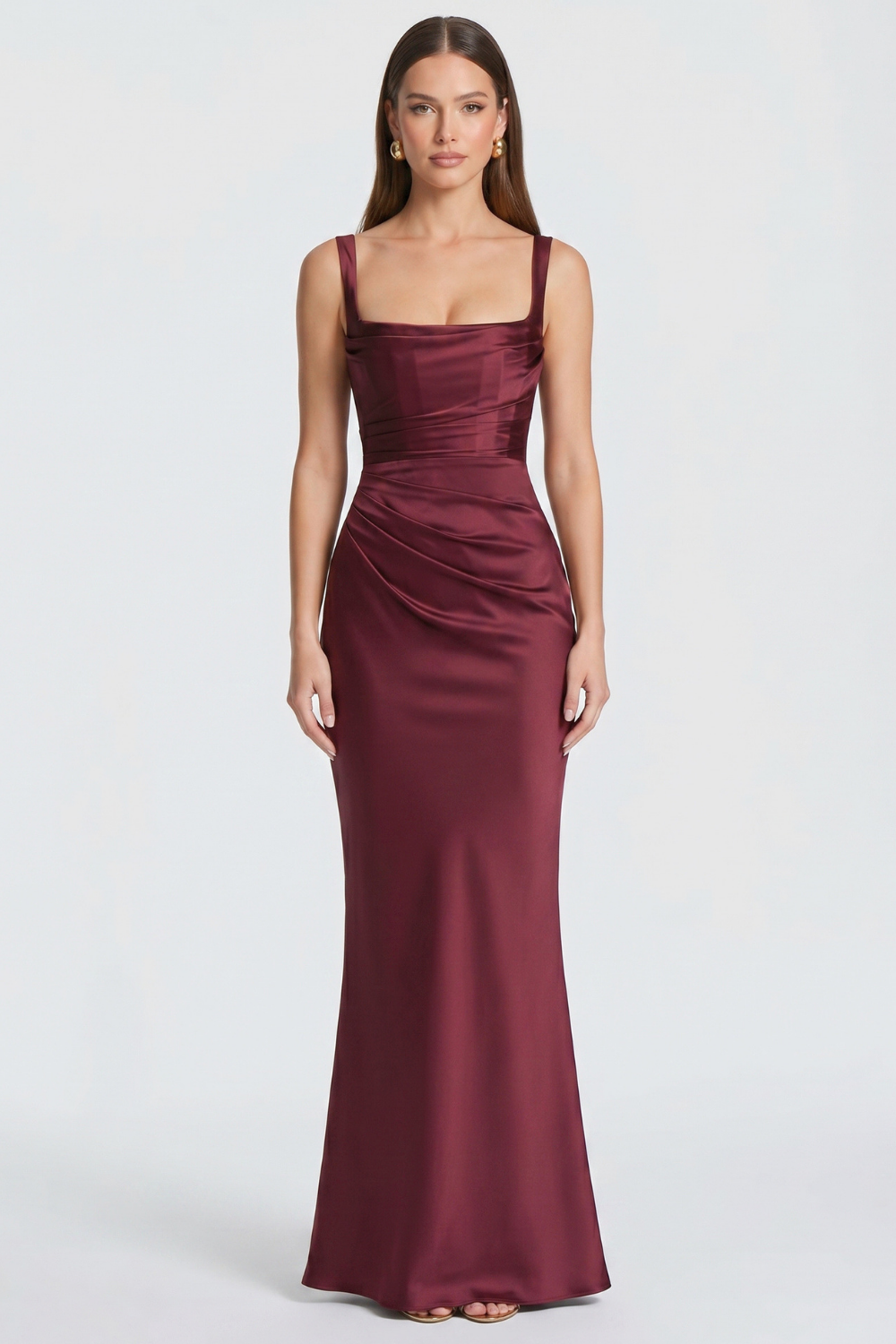 Analice Bustier Dress with Scarf