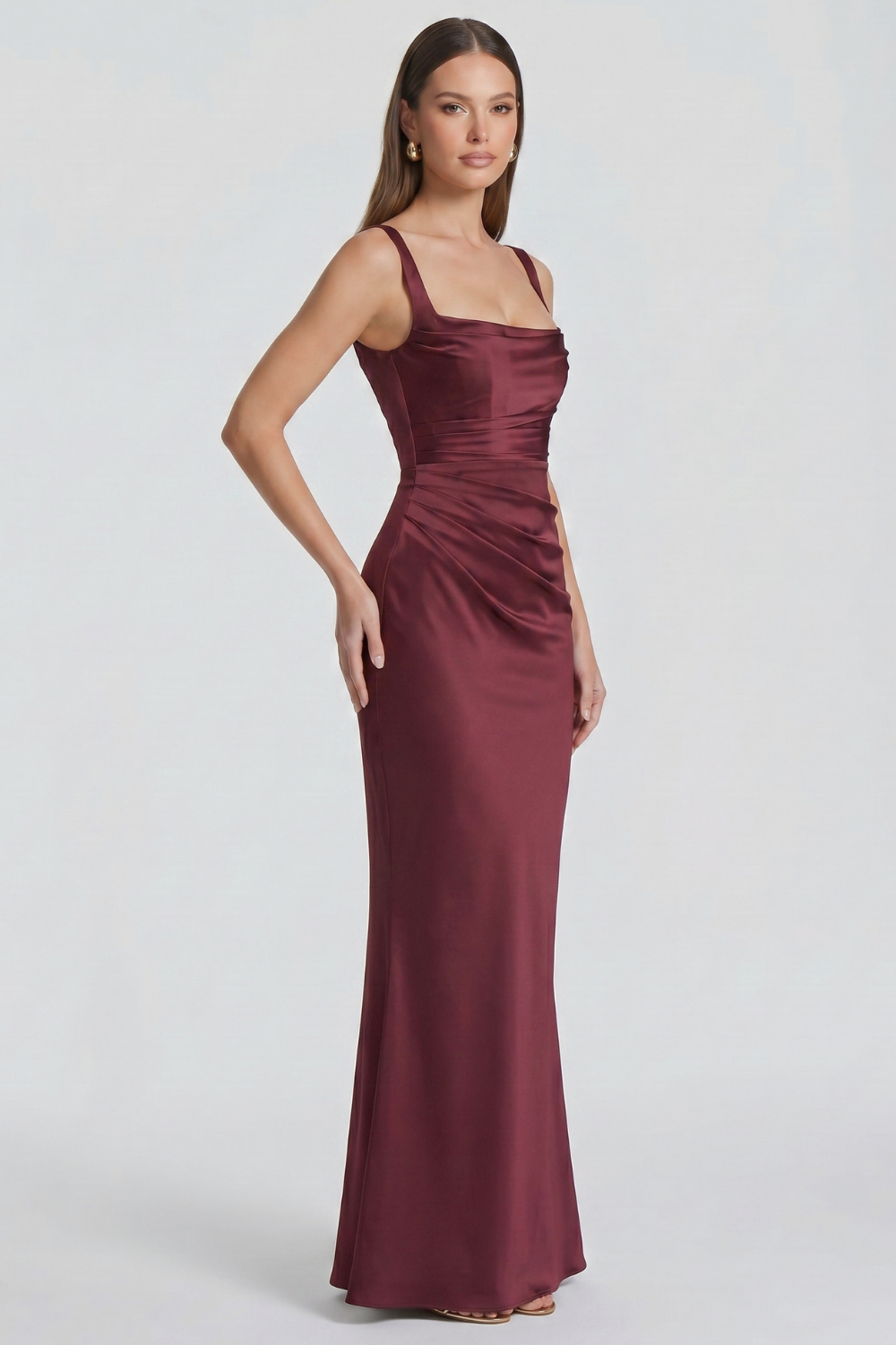 Analice Bustier Dress with Scarf