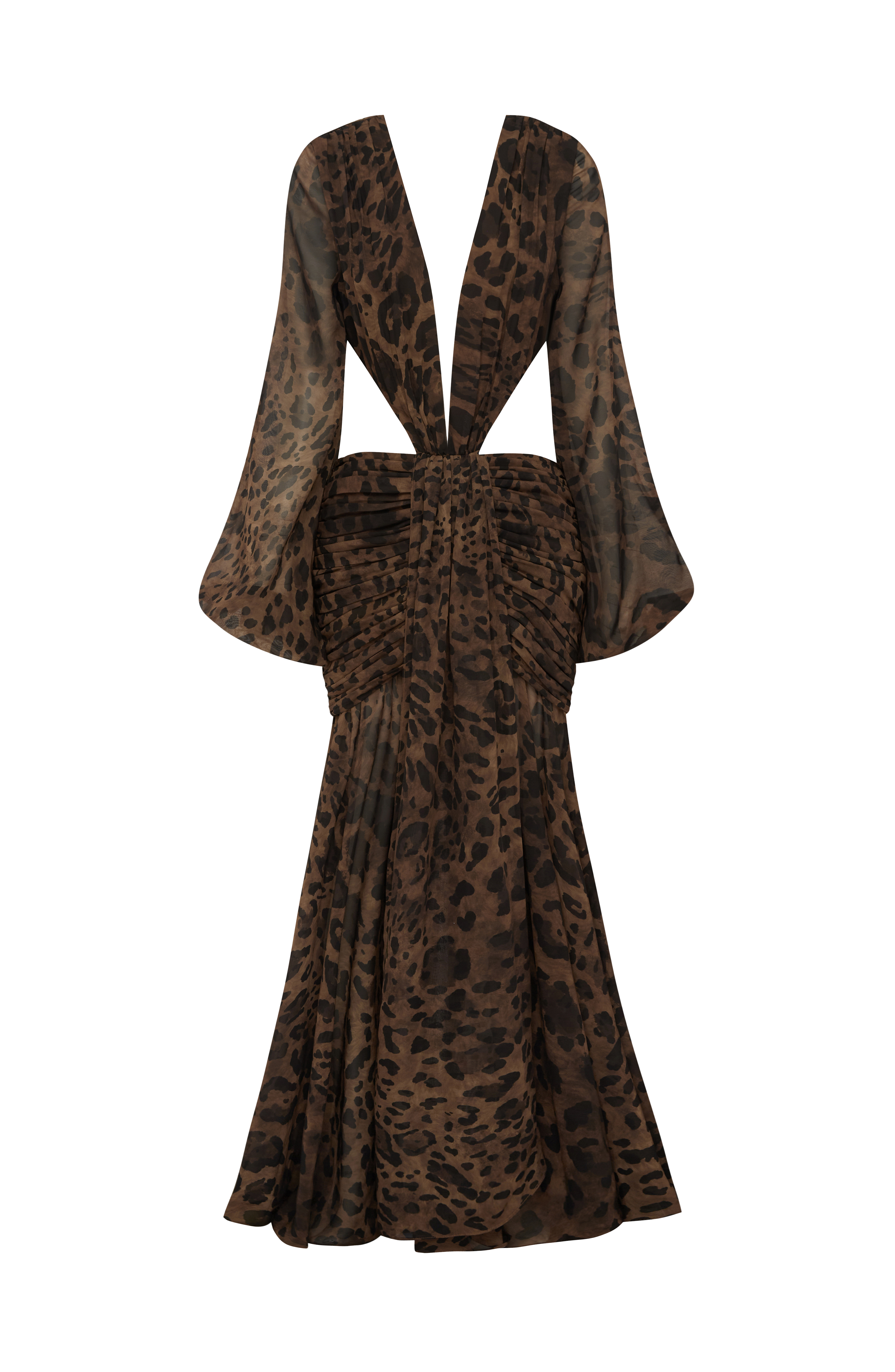Andrina Maxi Dress - Leopard Print