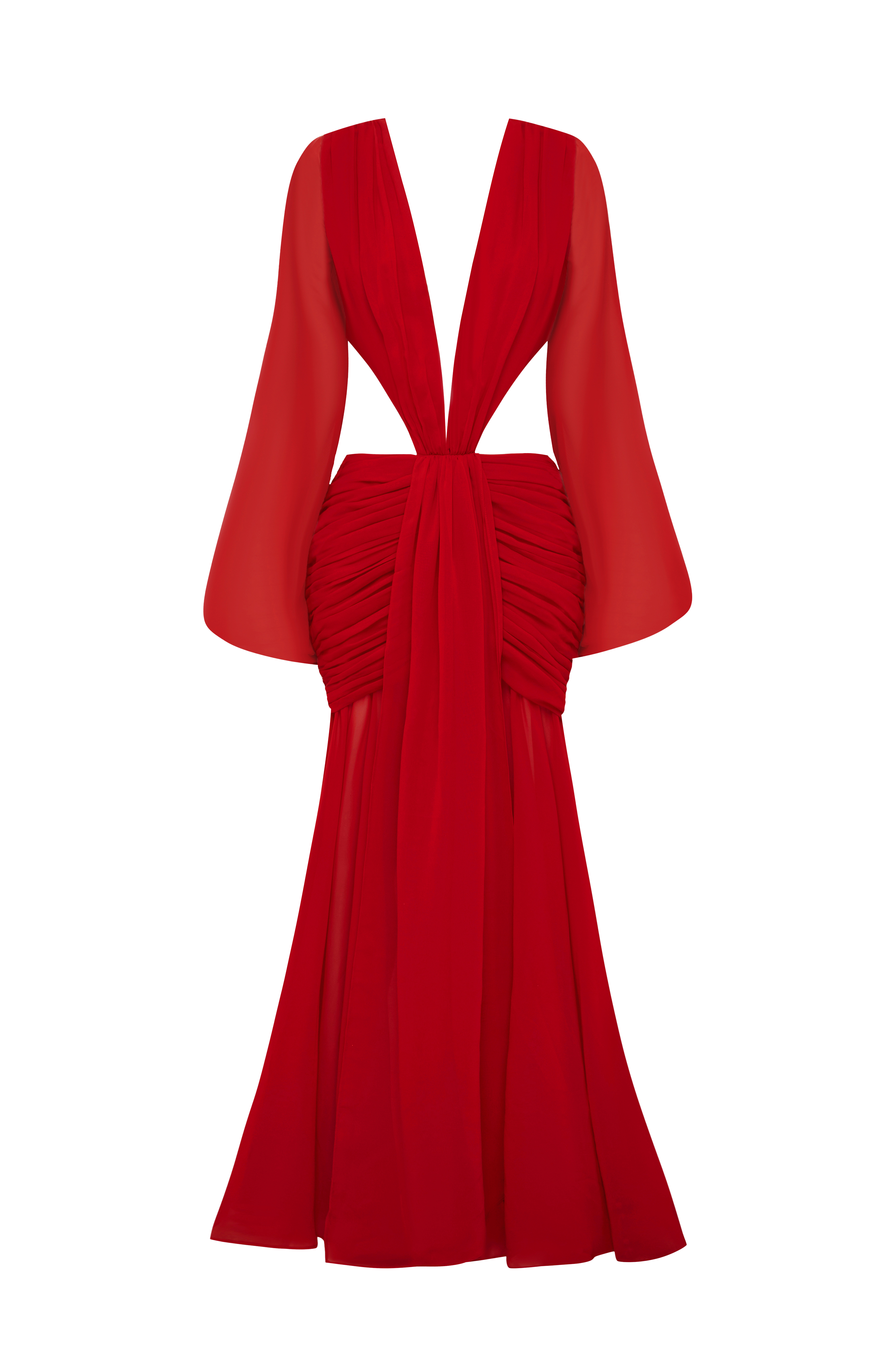 Andrina Maxi Dress - Red