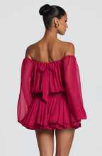 Deja Playsuit - Raspberry