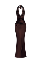 Elowen Maxi Dress - Plum Brown