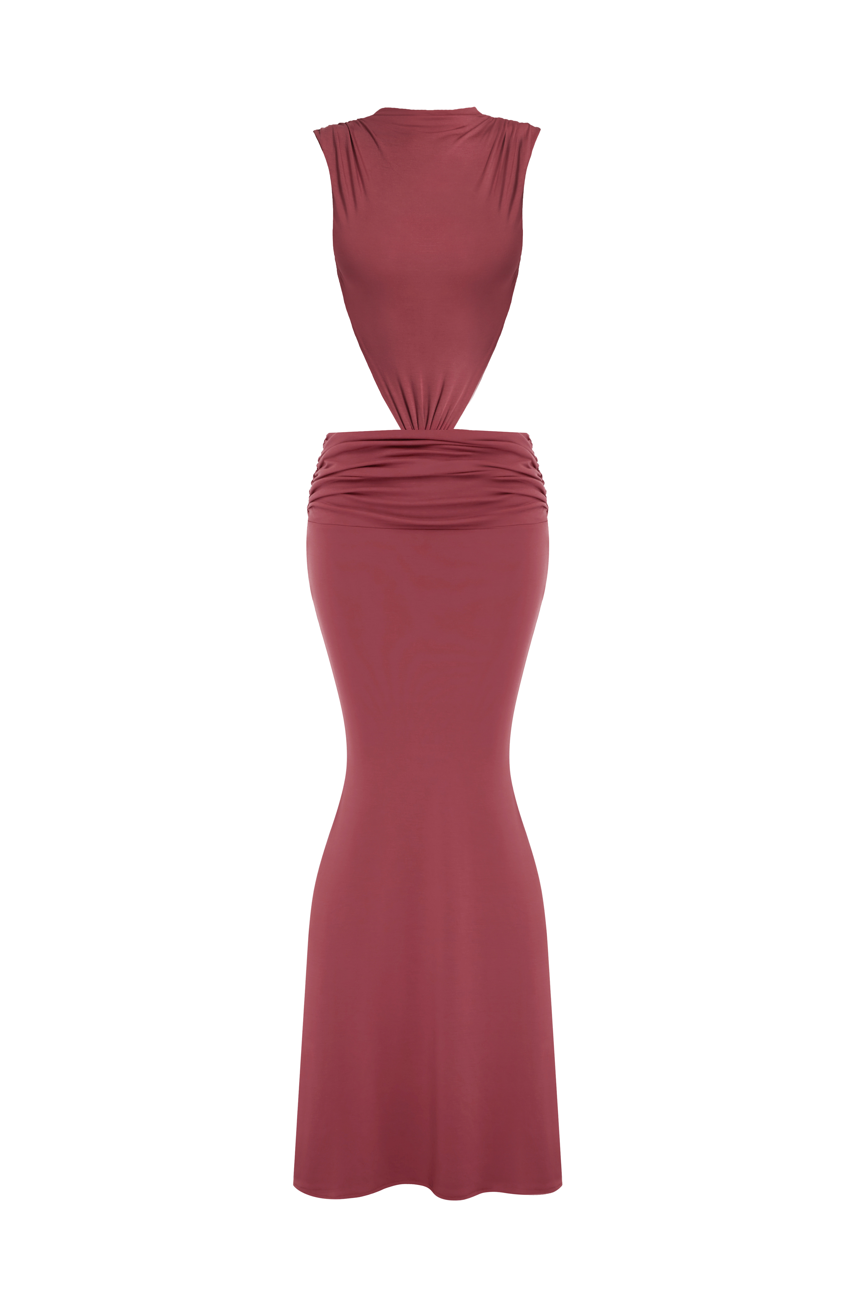 Fenella Maxi Dress - Rose Brown