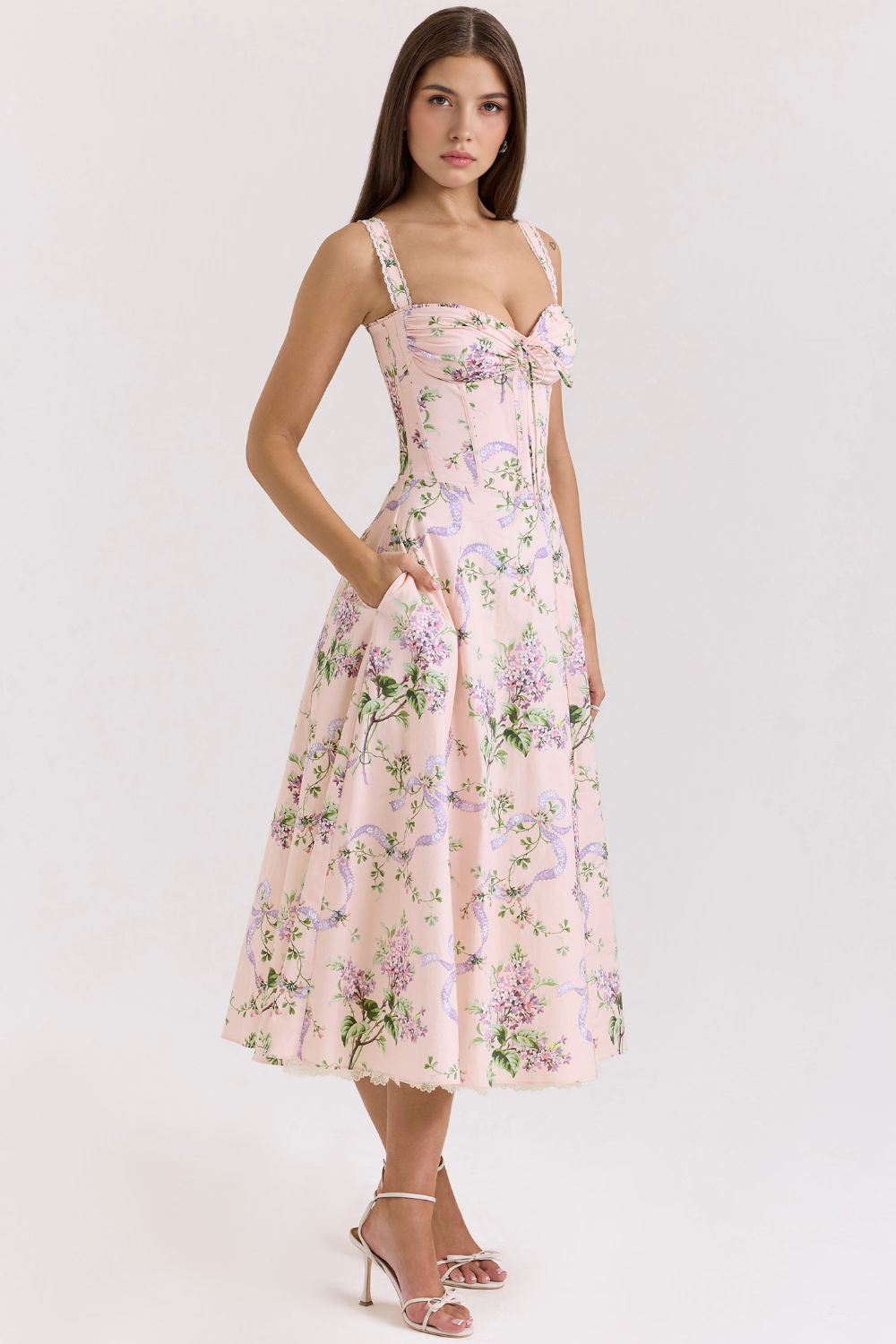 Valentina Lace Bustier Dress