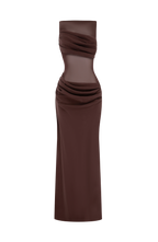 Gracelyn Maxi Dress - Plum Brown