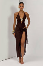 Joni Swimsuit - Plum Brown