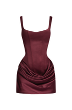 Imogen Mini Dress - Cherry Lacquer