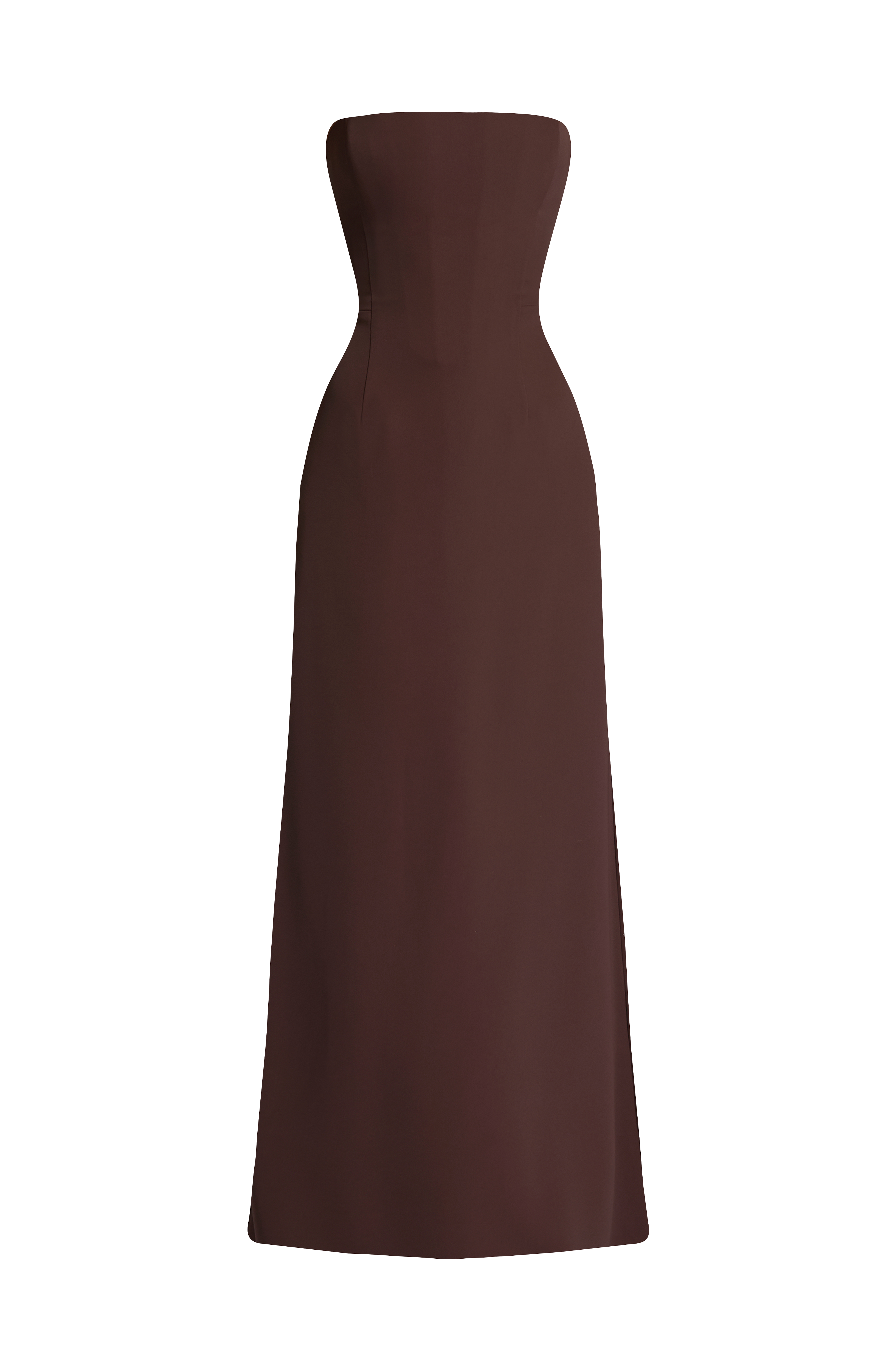 Irmina Maxi Dress - Plum Brown