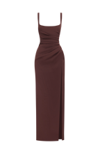 Laleh Maxi Dress - Plum Brown