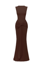 Lorenza Maxi Dress - Plum Brown
