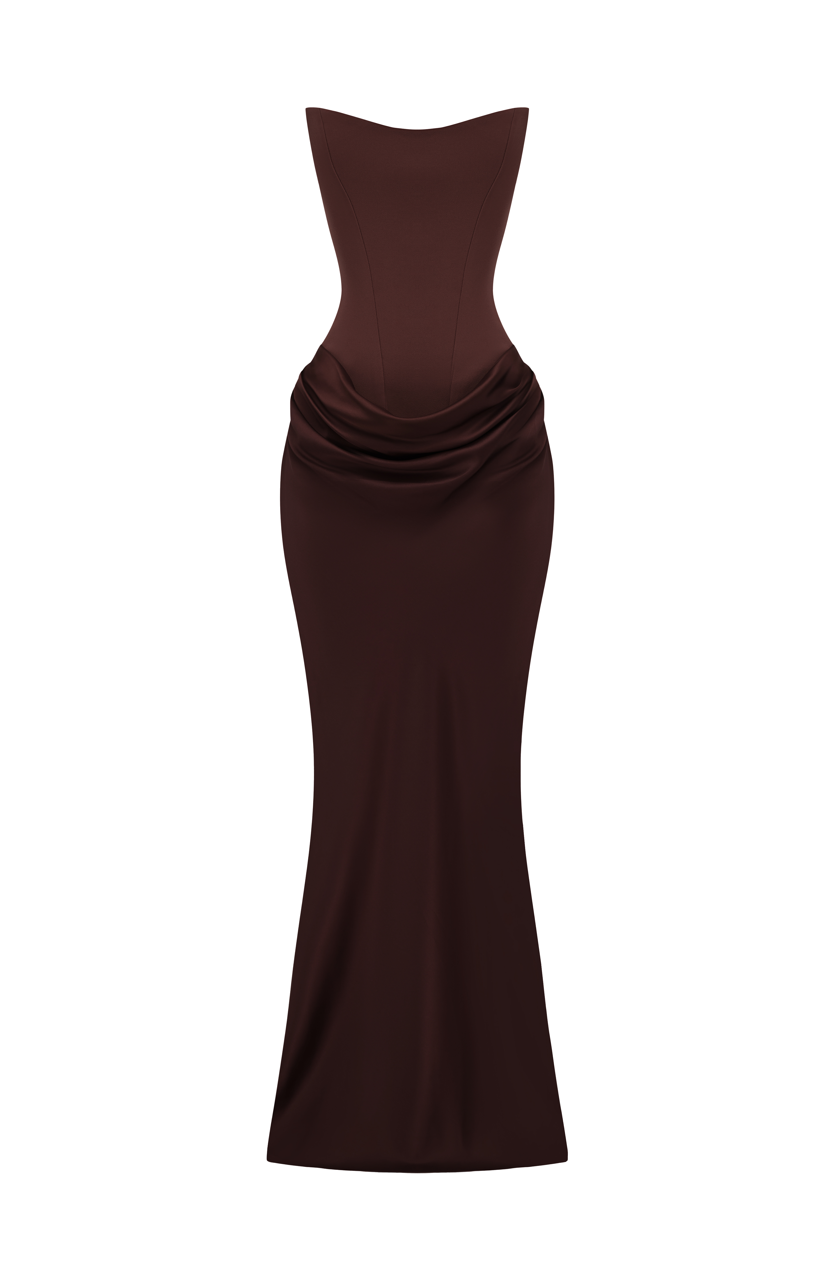 Maggie Maxi Dress - Plum Brown