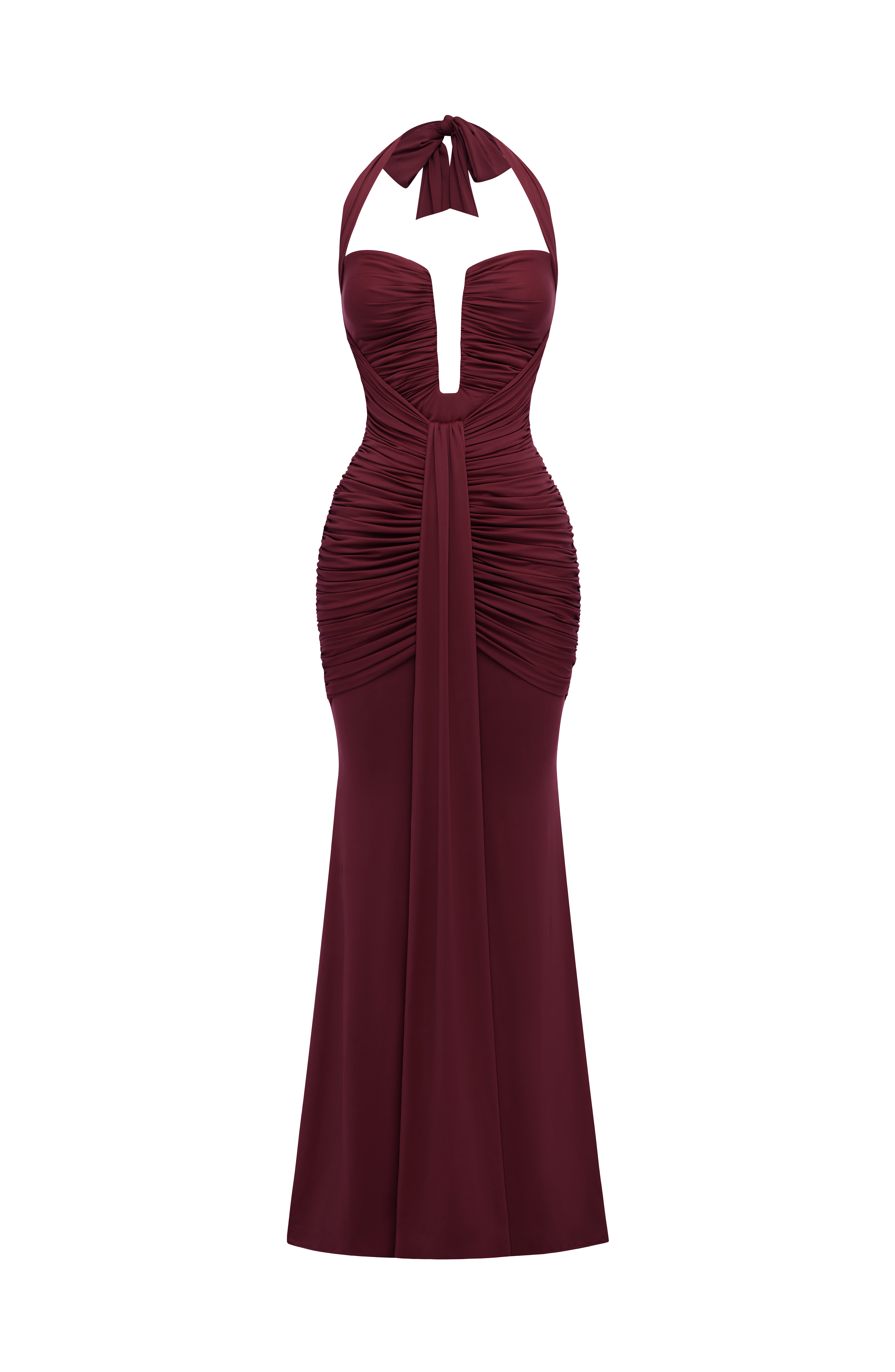 Morrigan Maxi Dress - Cherry Lacquer
