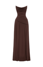 Patricia Maxi Dress - Plum Brown