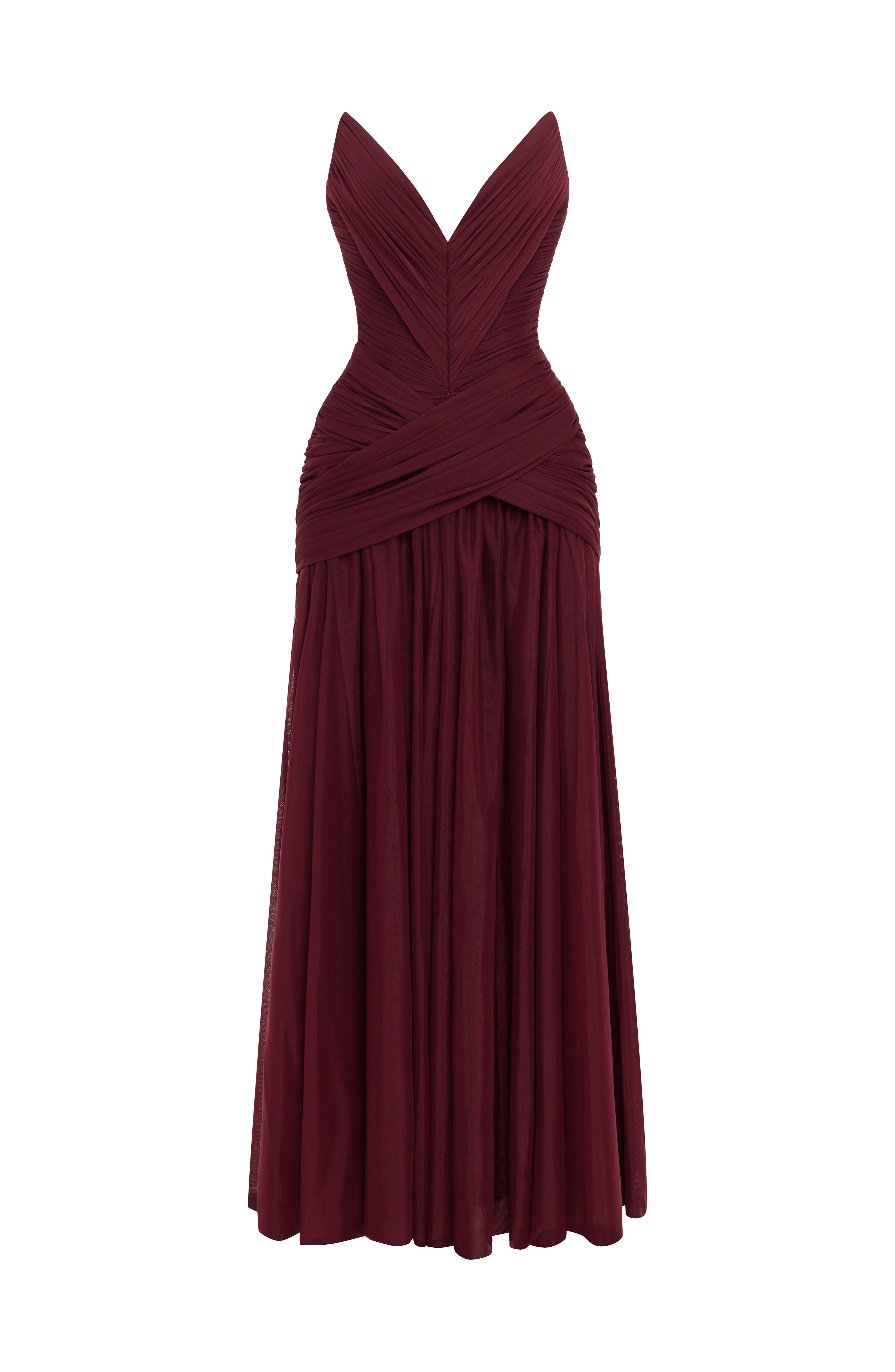 Persephara Maxi Dress - Cherry Lacquer