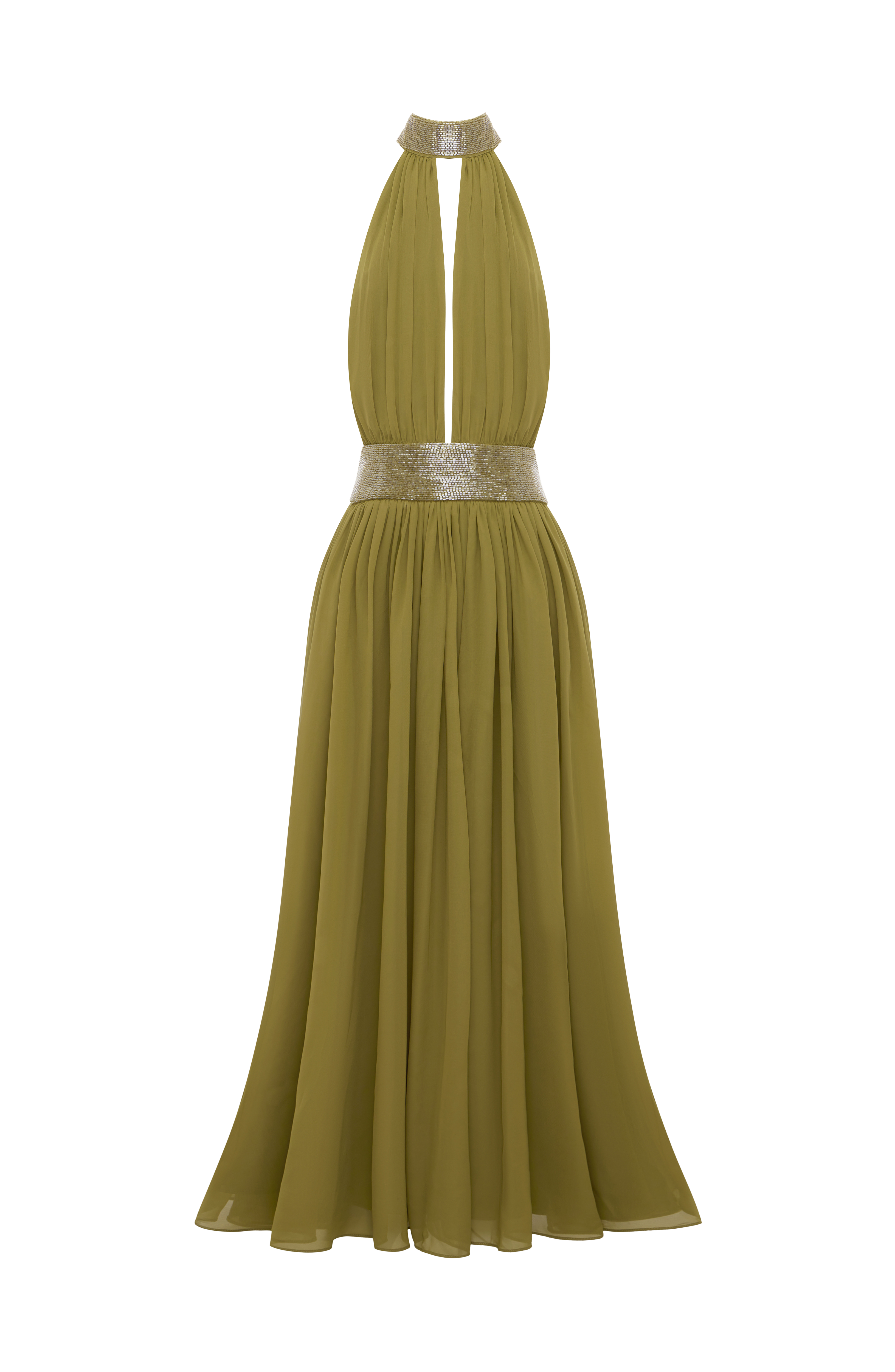 Rosalina Maxi Dress - Deep Olive