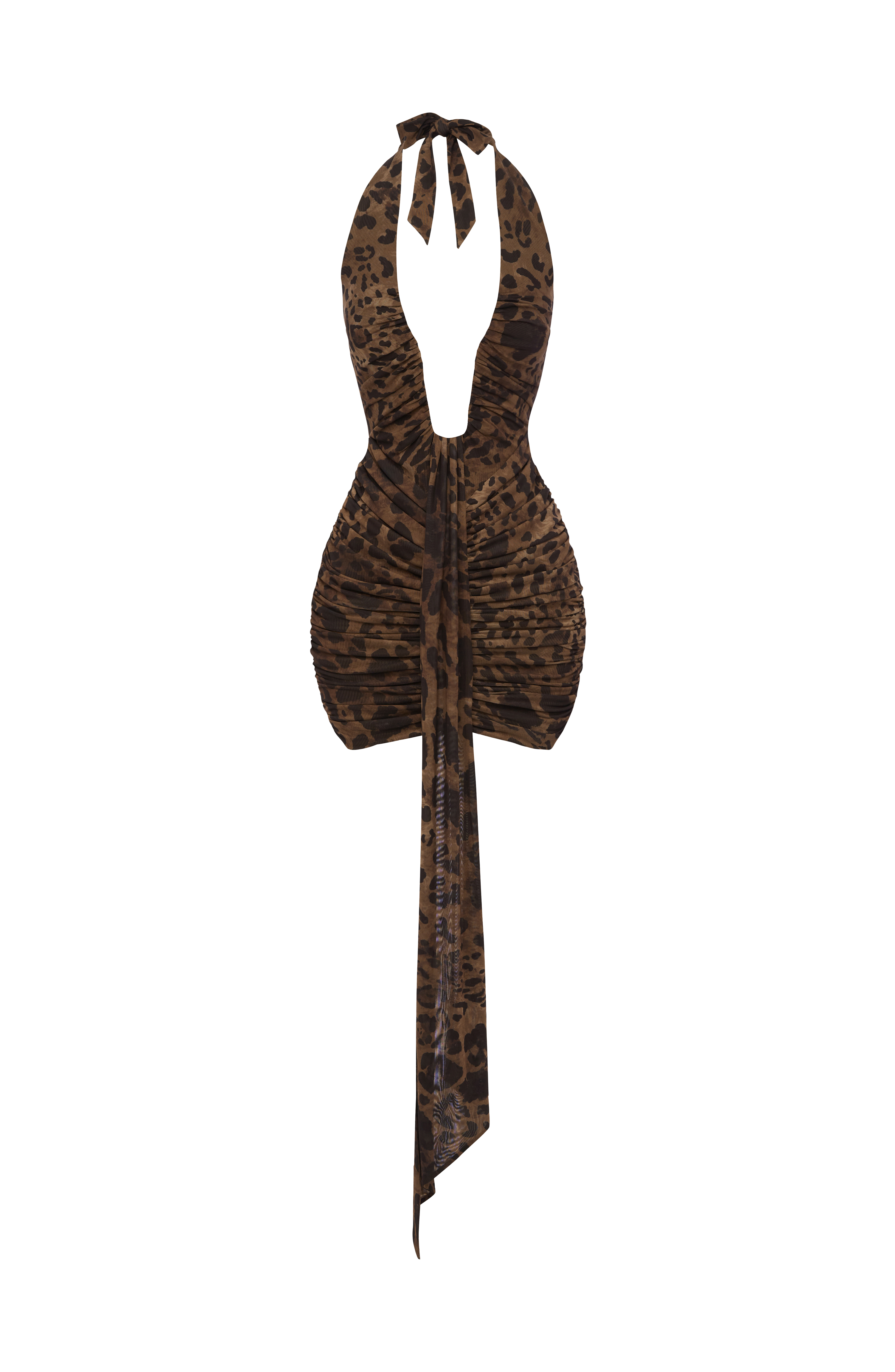 Rosetta Mini Dress - Leopard Print