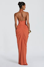 Adele Maxi Dress - Burnt Orange