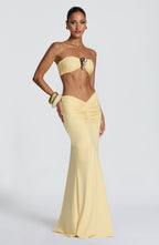 Sonny Maxi Skirt - Lemon