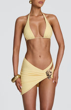 Pietra Triangle Bikini Top - Lemon