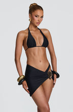 Pietra Triangle Bikini Top - Black