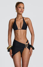 Edie Mini Sarong - Black