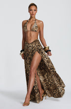 Madara Maxi Skirt - Leopard Print
