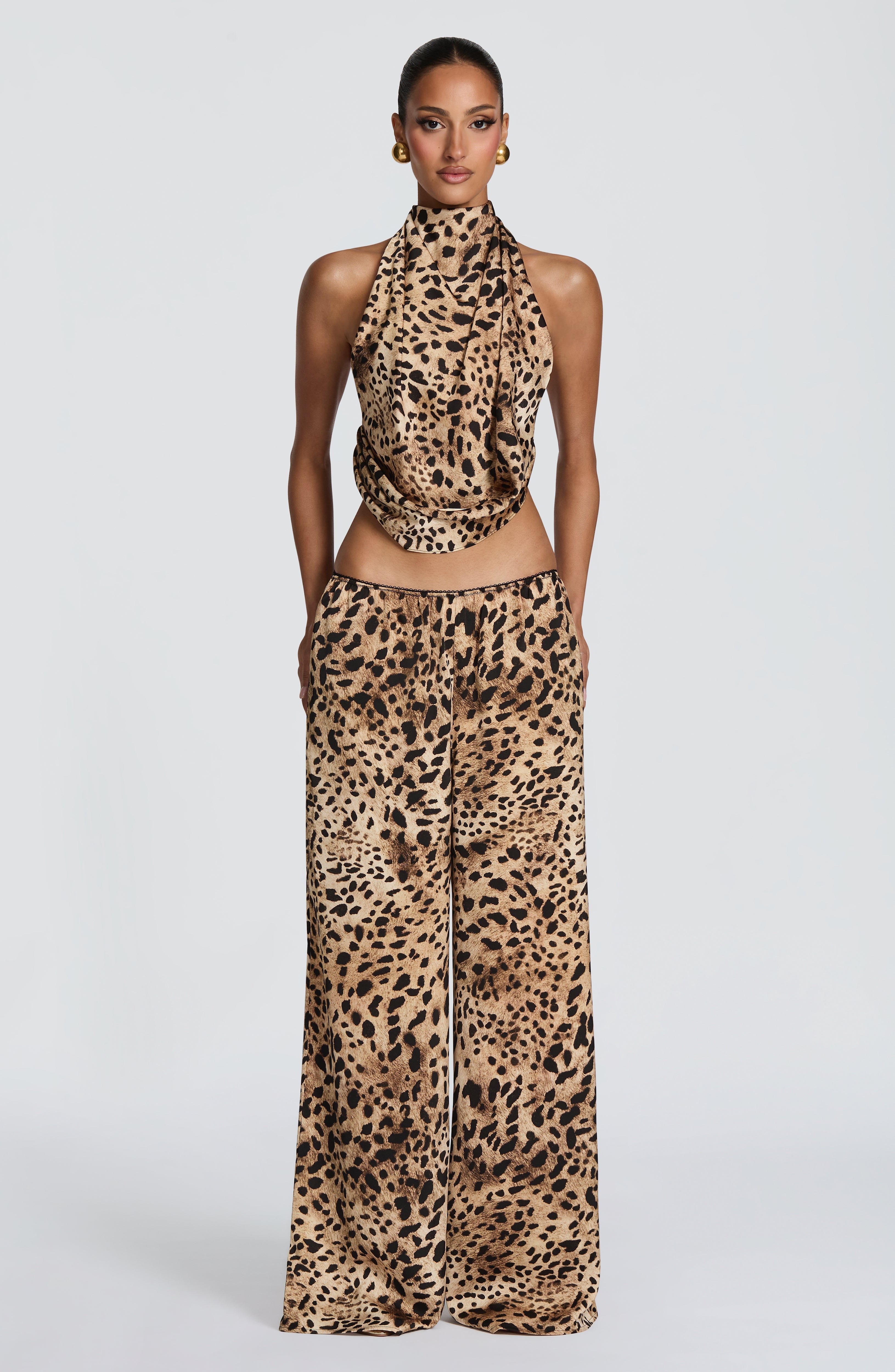 Soleil Pants - Leopard Print