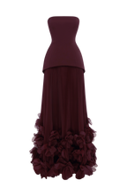 Seraphina Gown - Cherry Lacquer