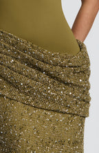 Solea Maxi Dress - Deep Olive