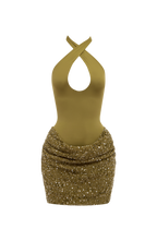 Solea Mini Dress - Deep Olive