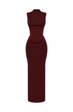 Soline Maxi Dress - Cherry Lacquer