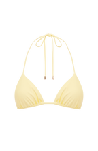 Suki Triangle Bikini Top - Lemon