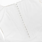 Callie Bustier Dress with Puff Sleeves